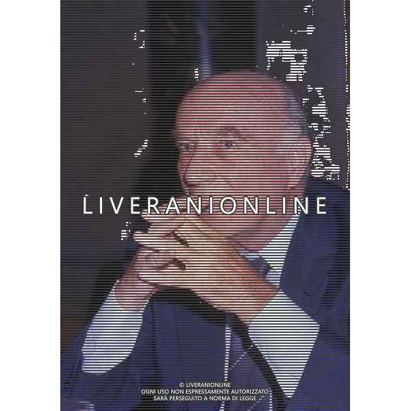 RETROSPETTIVA GUIDO CARLI  stato un dirigente d\'azienda, economista e politico italiano, governatore della Banca d\'Italia dal 1960 al 1975 NELLA FOTO GUIDO CARLI AG ALDO LIVERANI SAS