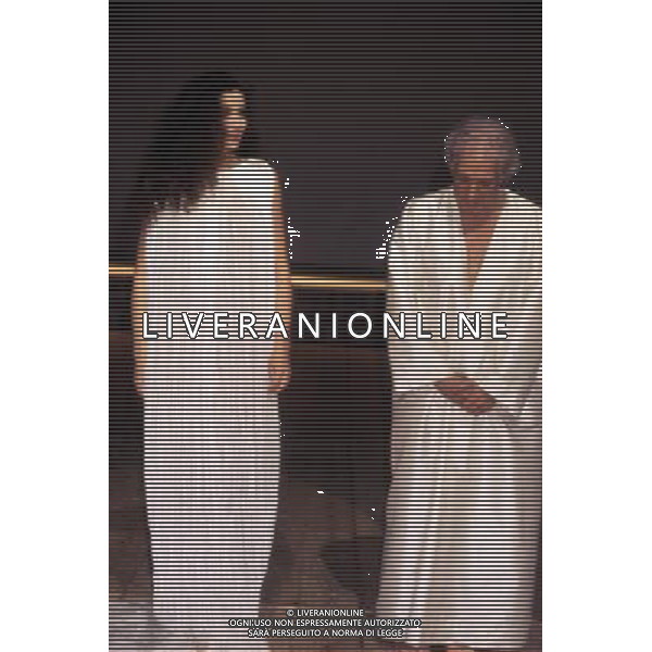 ELEONORA BRIGLIADORI attrice e conduttrice televisiva italiana - Retrospettiva nella foto con Giorgio Strehler ©ARCHIVIO / AGENZIA ALDO LIVERANI SAS
