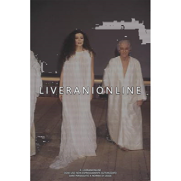 ELEONORA BRIGLIADORI attrice e conduttrice televisiva italiana - Retrospettiva nella foto con Giorgio Strehler ©ARCHIVIO / AGENZIA ALDO LIVERANI SAS