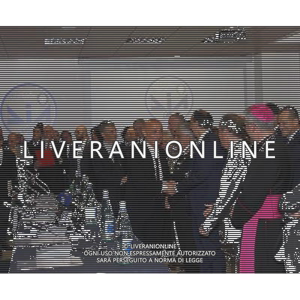 Milano ( MI ) 10/05/2017 Inaugurazione del nuovo Centro Operativo della Direzione Investigativa Antimafia Nella foto: Marco Minniti ( Ministro dell\'Interno ) saluta Giuseppe Sala ( Sindaco di Milano ) PH Lauro Montagnini AG ALDO LIVERANI SAS