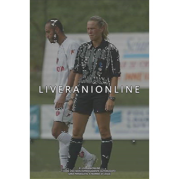 Folgaria (Tn) 16/07/2003 Ritiro del Perugia Calcio Amichevole nella foto l\' arbitro Perrettini Fulvia* foto Filippo Venezia/Agenzia Aldo Liverani