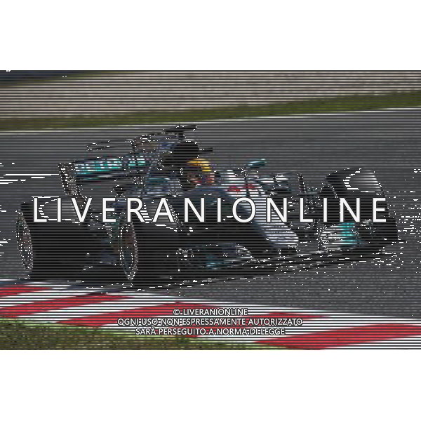 Lewis Hamilton (GBR) Mercedes AMG F1 W08. 13.05.2017. Formula 1 World Championship, Rd 5, Spanish Grand Prix, Barcelona, Spain, Qualifying Day. / AGENZIA ALDO LIVERANI SAS / ITALY ONLY EDITORIAL USE ONLY