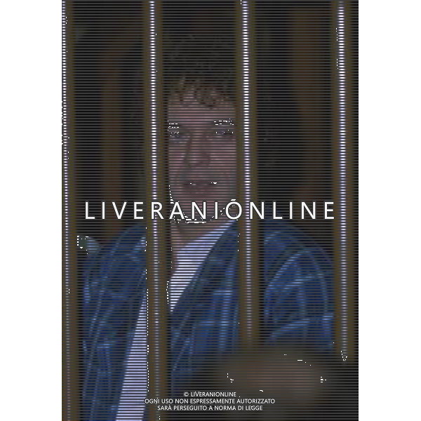 RETROSPETTIVA RENATO VALLANZASCA CRIMINALE ITALIA CONDANNATO A 4 ERGASTOLI NELLA FOTO RENATO VALLANZASCA NELL\'ANNO 1990 AG ALDO LIVERANI SAS