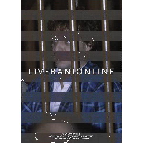 RETROSPETTIVA RENATO VALLANZASCA CRIMINALE ITALIA CONDANNATO A 4 ERGASTOLI NELLA FOTO RENATO VALLANZASCA NELL\'ANNO 1990 AG ALDO LIVERANI SAS