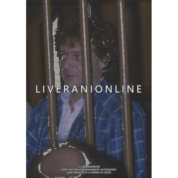RETROSPETTIVA RENATO VALLANZASCA CRIMINALE ITALIA CONDANNATO A 4 ERGASTOLI NELLA FOTO RENATO VALLANZASCA NELL\'ANNO 1990 AG ALDO LIVERANI SAS