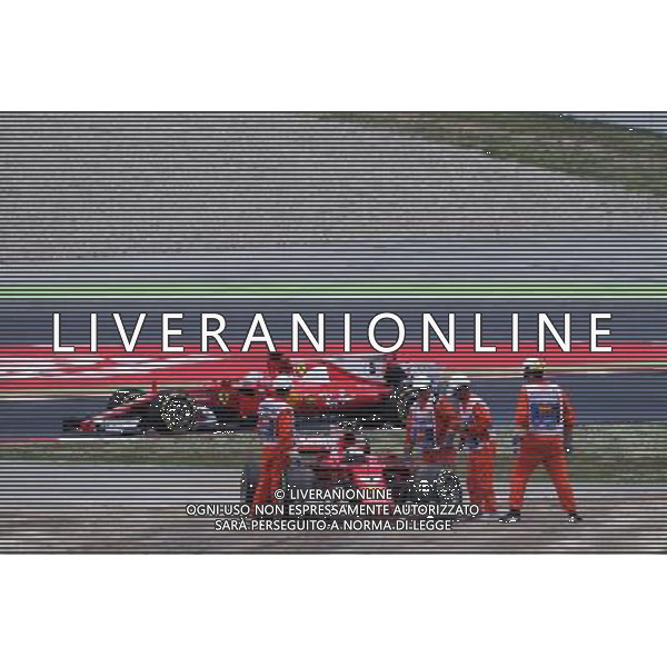 Kimi Raikkonen (FIN) Ferrari SF70H retired from the race at the start. 14.05.2017. Formula 1 World Championship, Rd 5, Spanish Grand Prix, Barcelona, Spain, Race Day. / AGENZIA ALDO LIVERANI SAS - ITALY ONLY EDITORIAL USE ONLY - Gp F1 Spagna Gara Barcellona 14 maggio 2017 