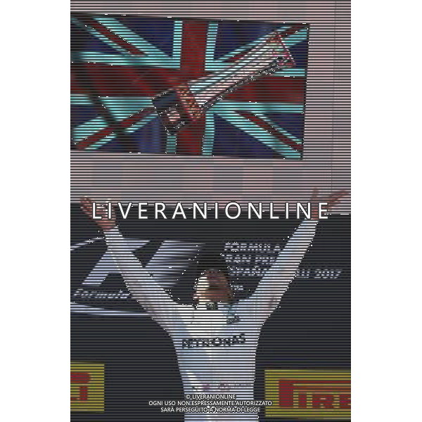 1st place Lewis Hamilton (GBR) Mercedes AMG F1 W08. 14.05.2017. Formula 1 World Championship, Rd 5, Spanish Grand Prix, Barcelona, Spain, Race Day. / AGENZIA ALDO LIVERANI SAS - ITALY ONLY EDITORIAL USE ONLY - Gp F1 Spagna Gara Barcellona 14 maggio 2017 