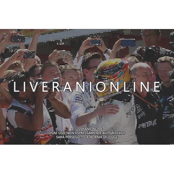 1st place Lewis Hamilton (GBR) Mercedes AMG F1 W08. 14.05.2017. Formula 1 World Championship, Rd 5, Spanish Grand Prix, Barcelona, Spain, Race Day. / AGENZIA ALDO LIVERANI SAS - ITALY ONLY EDITORIAL USE ONLY - Gp F1 Spagna Gara Barcellona 14 maggio 2017 