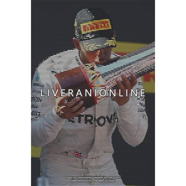 Lewis Hamilton (GBR) Mercedes AMG F1 14.05.2017. Formula 1 World Championship, Rd 5, Spanish Grand Prix, Barcelona, Spain, Race Day. / AGENZIA ALDO LIVERANI SAS - ITALY ONLY EDITORIAL USE ONLY - Gp F1 Spagna Gara Barcellona 14 maggio 2017 