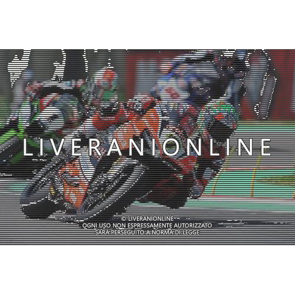 IMOLA 13/05/2017 CIRCUITO ENZO E DINO FERRARI SUPERBIKE FIM WORLD CHAMPIONSHIP 2017 PICTURED: Chaz Davies e Jonathan Rea Â© ALBERTO ANELLO / AGENZIA ALDO LIVERANI SAS
