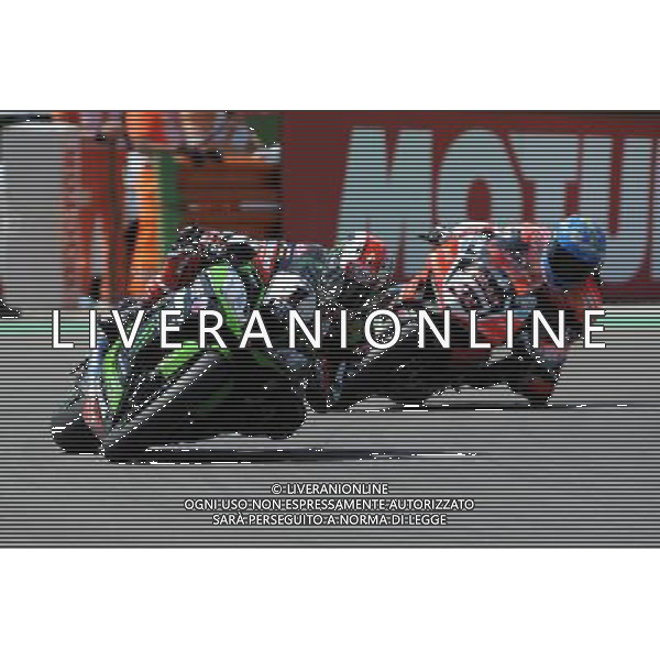 IMOLA 13/05/2017 CIRCUITO ENZO E DINO FERRARI SUPERBIKE FIM WORLD CHAMPIONSHIP 2017 PICTURED: Jonathan Rea e Marco Melandri Â© ALBERTO ANELLO / AGENZIA ALDO LIVERANI SAS