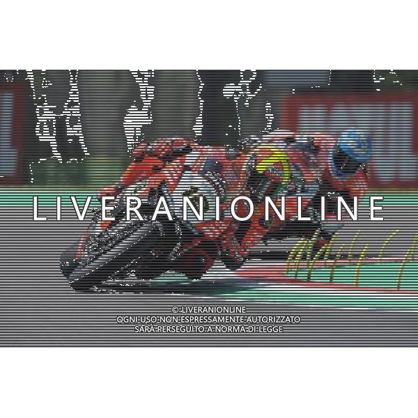 IMOLA 13/05/2017 CIRCUITO ENZO E DINO FERRARI SUPERBIKE FIM WORLD CHAMPIONSHIP 2017 PICTURED: Xavi Fores e Marco Melandri Â© ALBERTO ANELLO / AGENZIA ALDO LIVERANI SAS
