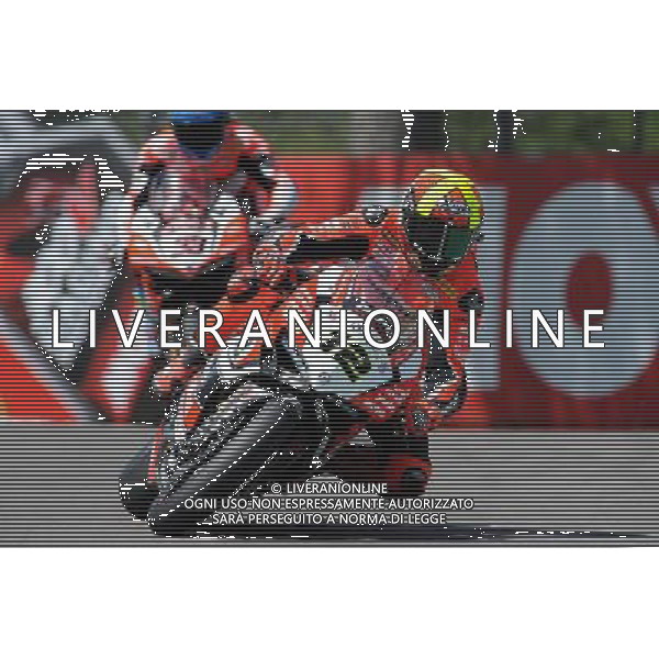IMOLA 13/05/2017 CIRCUITO ENZO E DINO FERRARI SUPERBIKE FIM WORLD CHAMPIONSHIP 2017 PICTURED: Xavi Fores e Marco Melandri Â© ALBERTO ANELLO / AGENZIA ALDO LIVERANI SAS
