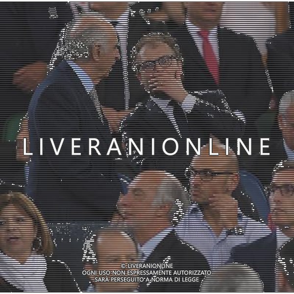 Coppa Italia TIM Cup 2016/2017 Finale Roma - 17.05.2017 Juventus-Lazio Nella Foto: luca lotti e Mario Pescante in tribuna /Ph.Vitez-Ag. Aldo Liverani