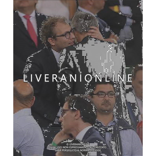 Coppa Italia TIM Cup 2016/2017 Finale Roma - 17.05.2017 Juventus-Lazio Nella Foto: luca lotti e graziano delrio in tribuna /Ph.Vitez-Ag. Aldo Liverani
