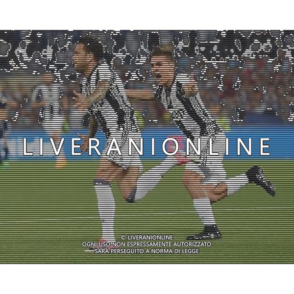Coppa Italia TIM Cup 2016/2017 Finale Roma - 17.05.2017 Juventus-Lazio Nella Foto: esultanza dopo il gol di dani alves del 1-0 con paulo dybala /Ph.Vitez-Ag. Aldo Liverani
