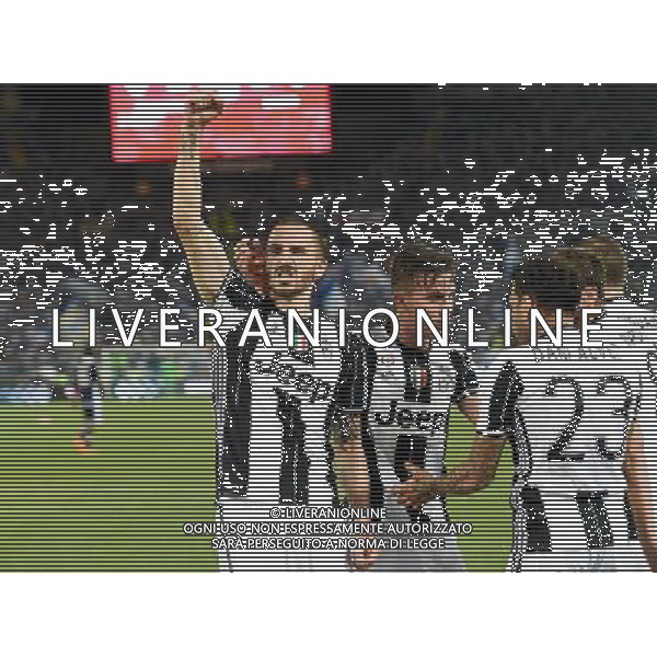 Coppa Italia TIM Cup 2016/2017 Finale Roma - 17.05.2017 Juventus-Lazio Nella Foto: esultanza dopo il gol di leonardo bonucci del 2-0 /Ph.Vitez-Ag. Aldo Liverani