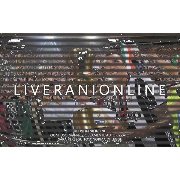 Coppa Italia TIM Cup 2016/2017 Finale Roma - 17.05.2017 Juventus-Lazio Nella Foto: esultanza e festeggiamenti dei giocatori della juventus con la coppa - mario mandzukic /Ph.Vitez-Ag. Aldo Liverani