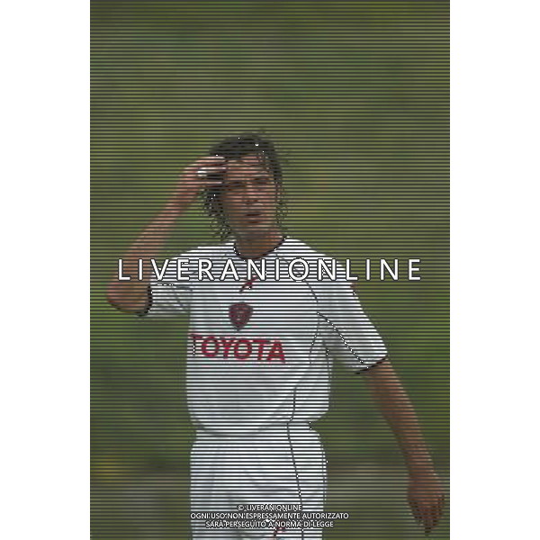 Folgaria (Tn) 16/07/2003 Ritiro del Perugia Calcio Amichevole nella foto Vryzas Zisis* foto Filippo Venezia/Agenzia Aldo Liverani