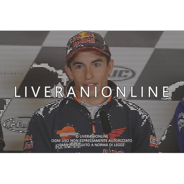 18.05.2017. Circuito Bugatti,Le mans, Francia.Marc Marquez durante la conferenza stampa. FOTO G PIAZZOLLA-AG ALDO LIVERANI SAS