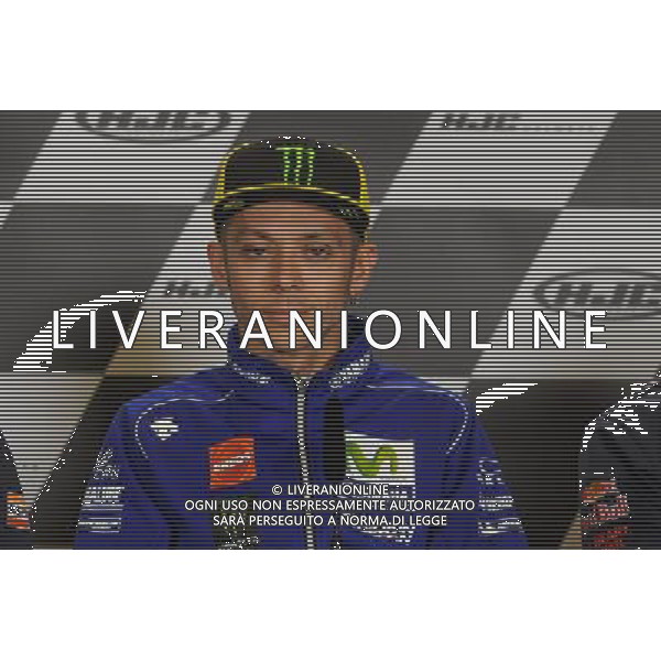 18.05.2017. Circuito Bugatti,Le mans, Francia.Valentino Rossi durante la conferenza stampa. FOTO G PIAZZOLLA-AG ALDO LIVERANI SAS