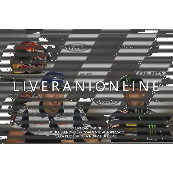 18.05.2017. Circuito Bugatti,Le mans, Francia.Loris Baz e Johann Zarco durante la conferenza stampa. FOTO G PIAZZOLLA-AG ALDO LIVERANI SAS