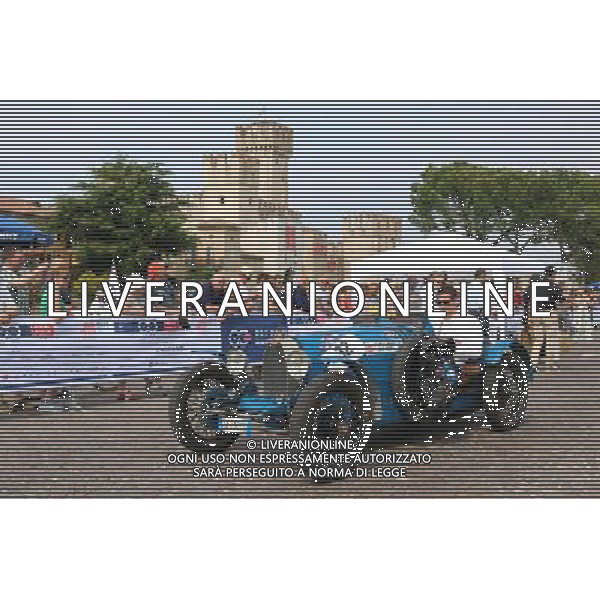 Mille Miglia 2017: passaggi da Brescia a Padova. Auto 32 Ferrari a Sirmione PH FOTOLIVE MARCO RIZZINI /AGENZIA ALDO LIVERANI SAS