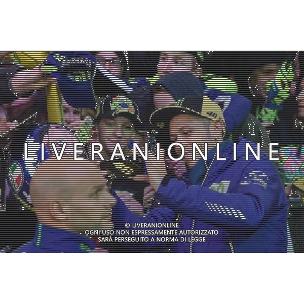 19.05.2017. Circuito delle 24 ore di Le Mans. Le Mans, Francia.valentino Rossi incontra i fans durante il piloti e le interviste con il pubblico. FOTO G. PAIZZOLLA-AG ALDO LIVERANI SAS