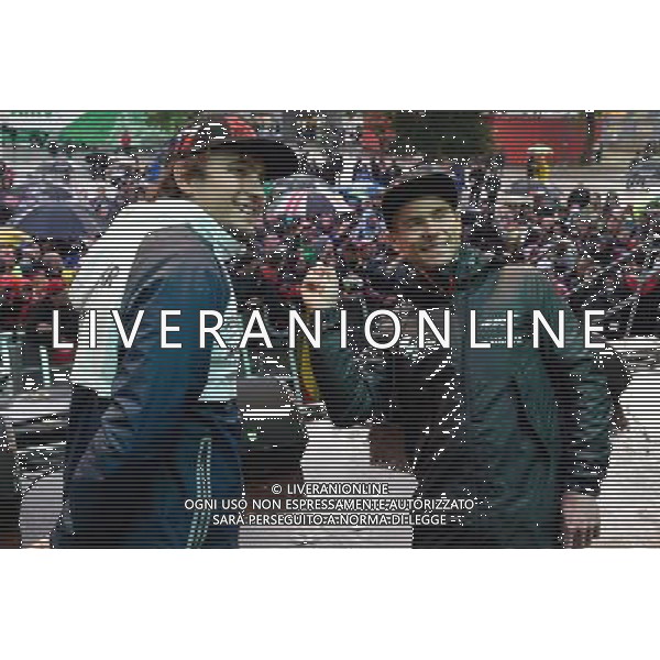 19.05.2017. Circuito delle 24 ore di Le Mans. Le Mans, Francia.Karel Abraham e Alvaro Bautista incontrano i fans al piloti e interviste con il pubblico. FOTO G. PAIZZOLLA-AG ALDO LIVERANI SAS