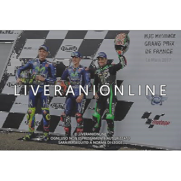 20.05.2017.Circuito della 24 ore di Le mans. Le Mans, Francia.Valentino Rossi, Maverick Vinales, Johann Zarco. FOTO G. PIAZZOLLA -AG ALDO LIVERANI SAS
