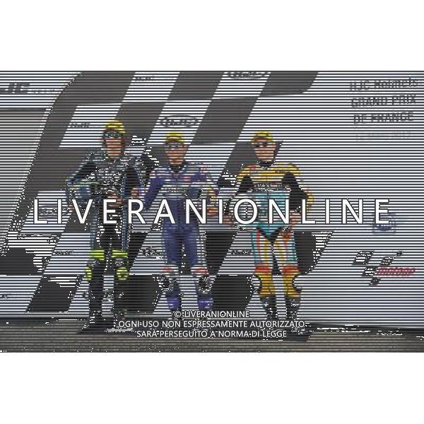 20.05.2017. Circuito delle 24 ore di Le Mans. Le Mans, Francia.Nicol˜ Bulega, Jorge Martin, Juanfran Guevara. FOTO G.PIAZZOLLA-AG ALDO LIVERANI SAS