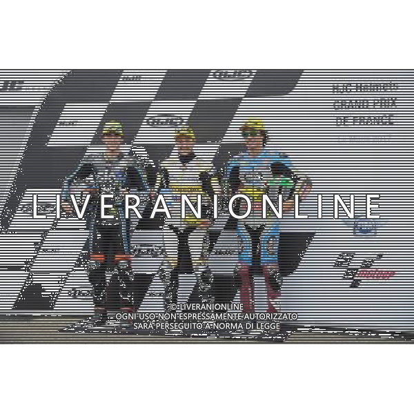 20.05.2017.Circuito delle 24 ore di Le Mans. Le mans, francia.Francesco Bagnaia, Thom Luthi e Franco Morbidelli. FOTO G. PIAZZOLLA-AG ALDO LIVERANI SAS