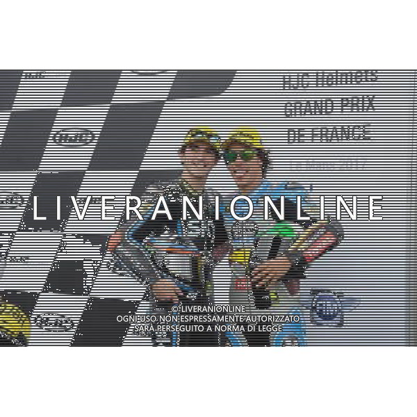 20.05.2017.Circuito delle 24 ore di Le Mans. Le mans, francia.Francesco bagnaia e Franco Morbidelli. FOTO G. PIAZZOLLA-AG ALDO LIVERANI SAS