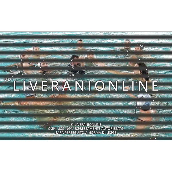 Final Six Scudetto Pallanuoto A1 Maschile Finale Torino - 20.05.2017 Finale Pro Recco - AN Brescia Nella Foto:la pro recco festeggia con maurizio felugo /Ph.Vitez-Ag. Aldo Liverani