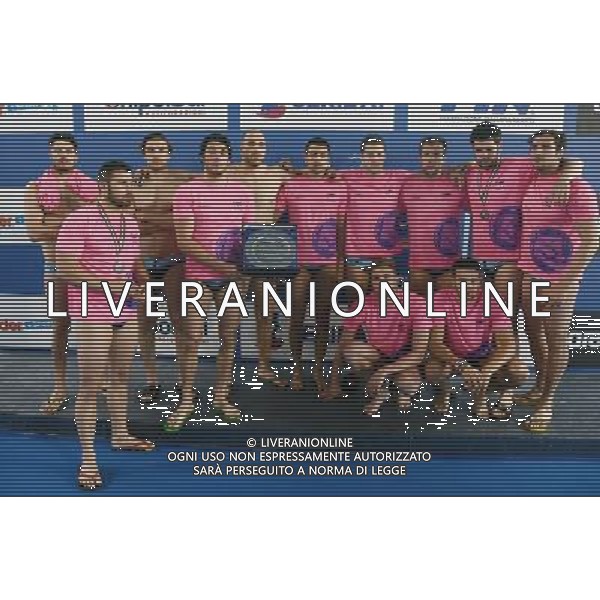 Final Six Scudetto Pallanuoto A1 Maschile Finale Torino - 20.05.2017 Finale Pro Recco - AN Brescia Nella Foto:AN Brescia seconda classificata /Ph.Vitez-Ag. Aldo Liverani