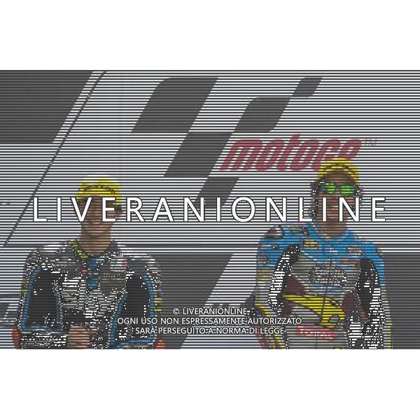 21.05.2017. Circuito della 24 ore di Le Mans. Le Mans, Francia.Francesco Bagnaia e Franco Morbidelli. ©Piazzolla /AGENZIA ALDO LIVERANI SAS Moto 2 Motomondiale Circuito delle 24 ore di Le Mans Francia Gara 21/05/2017