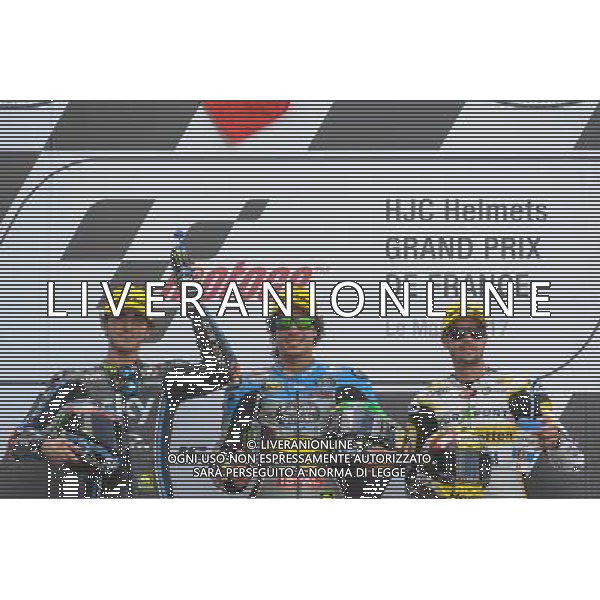 21.05.2017. Circuito della 24 ore di Le Mans. Le Mans, Francia.Francesco Bagnaia, Franco Morbidelli, Thom Luthi. ©Piazzolla /AGENZIA ALDO LIVERANI SAS Moto 2 Motomondiale Circuito delle 24 ore di Le Mans Francia Gara 21/05/2017