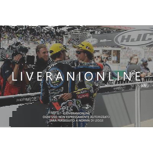 21.05.2017. Circuito della 24 ore di Le Mans. Le Mans, Francia.Francesco Bagnaia e Franco Morbidelli. ©Piazzolla /AGENZIA ALDO LIVERANI SAS Moto 2 Motomondiale Circuito delle 24 ore di Le Mans Francia Gara 21/05/2017