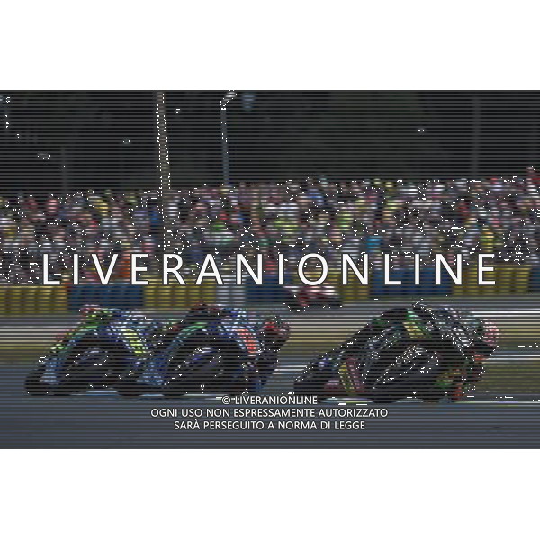 21.05.2017. Circuito delle 24 ore di Le mans. Le Mans, Francia.Johann Zarco, Maverick Vinales, valentino Rossi. ©PIAZZOLLA/AGENZIA ALDO LIVERANI SAS