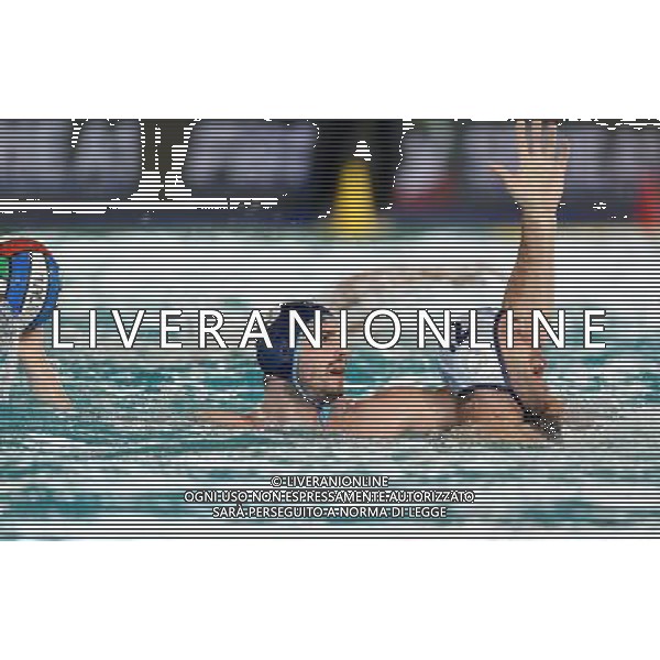 Final Six Scudetto Pallanuoto A1 Maschile Finale Torino - 20.05.2017 Finale Pro Recco - AN Brescia Nella Foto:Presciutti Nicholas - Ivovic Aleksandar /Ph.Vitez-Ag. Aldo Liverani
