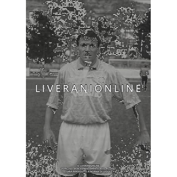 RETROSPETTIVA FAUSTO PARI CALCIATORE 1992-1993 NELLA FOTO FAUSTO PARI CON LA MAGLIA DEL NAPOLI AG ALDO LIVERANI SAS