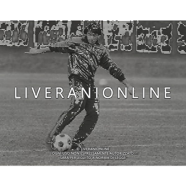 RETROSPETTIVA AMBU CLAUDIO CALCIATORE NELLA FOTO AMBU CLAUDIO CON LA MAGLIA DELL\'INTER AG ALDO LIVERANI SAS