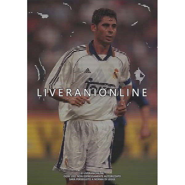 31-08-1999 MILANO TROFEO PIRELLI INTER REAL MADRID NELLA FOTO HIERRO FERNANDO AG ALDO LIVERANI SAS