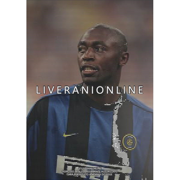 31-08-1999 MILANO TROFEO PIRELLI INTER REAL MADRID NELLA FOTO CYRIL DOMOROUD AG ALDO LIVERANI SAS