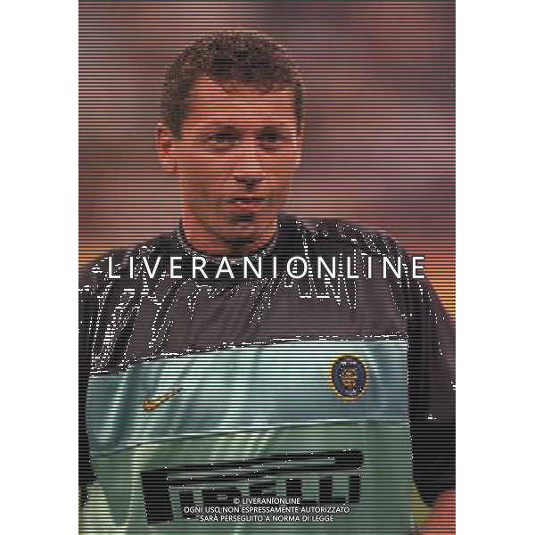 31-08-1999 MILANO TROFEO PIRELLI INTER REAL MADRID NELLA FOTO FABRIZIO FERRON AG ALDO LIVERANI SAS