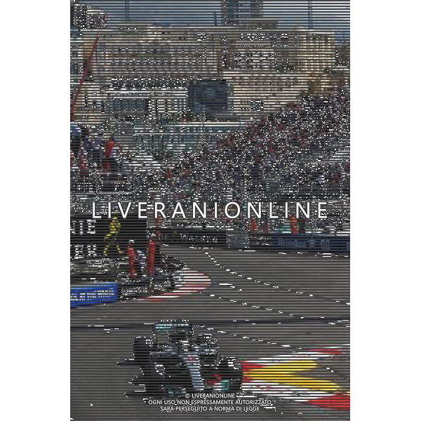 Lewis Hamilton (GBR) Mercedes AMG F1 W08. 25.05.2017. Formula 1 World Championship, Rd 6, Monaco Grand Prix, Monte Carlo, Monaco, Practice Day. AG ALDO LIVERANI SAS ONLY ITALY