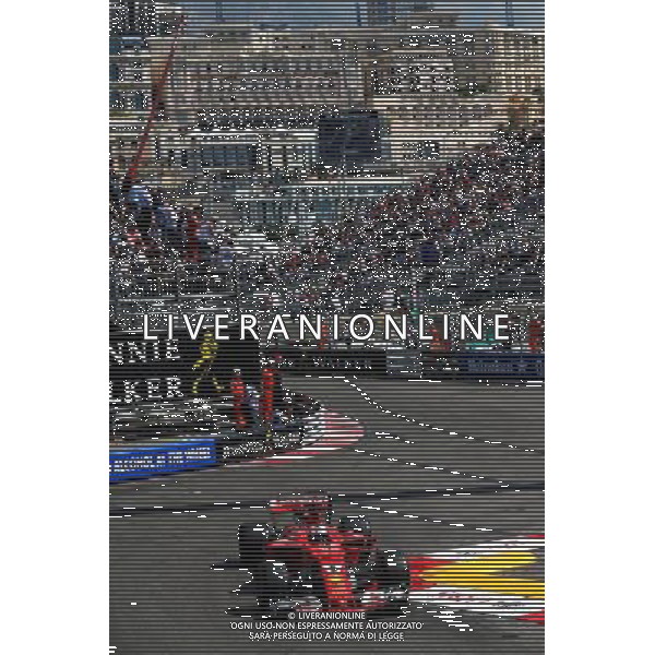 Sebastian Vettel (GER) Ferrari SF70H. 25.05.2017. Formula 1 World Championship, Rd 6, Monaco Grand Prix, Monte Carlo, Monaco, Practice Day. AG ALDO LIVERANI SAS ONLY ITALY