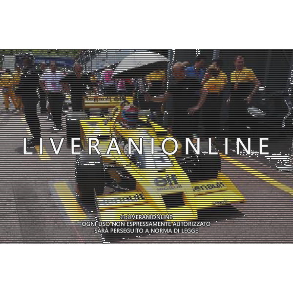 Jean-Pierre Jabouille (FRA) in the Renault RS01. 26.05.2017. Formula 1 World Championship, Rd 6, Monaco Grand Prix, Monte Carlo, Monaco, Friday. AG ALDO LIVERANI SAS ONLY ITALY