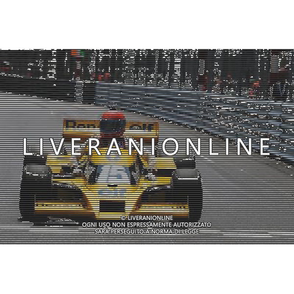 Jean-Pierre Jabouille (FRA) with the Renault RS01. 26.05.2017. Formula 1 World Championship, Rd 6, Monaco Grand Prix, Monte Carlo, Monaco, Friday. AG ALDO LIVERANI SAS ONLY ITALY