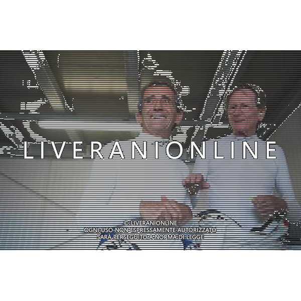 (L to R): Alain Prost (FRA) Renault Sport F1 Team Special Advisor with Jean-Pierre Jabouille (FRA). 26.05.2017. Formula 1 World Championship, Rd 6, Monaco Grand Prix, Monte Carlo, Monaco, Friday. AG ALDO LIVERANI SAS ONLY ITALY